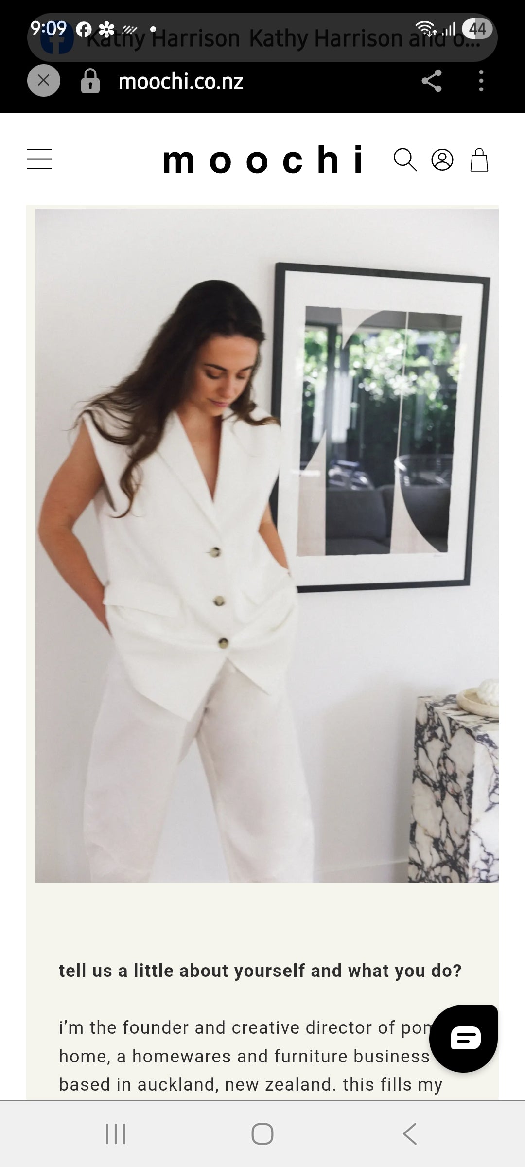 NEW-Moochi off white Hustle waistcoat, size L 16-18, retail $349