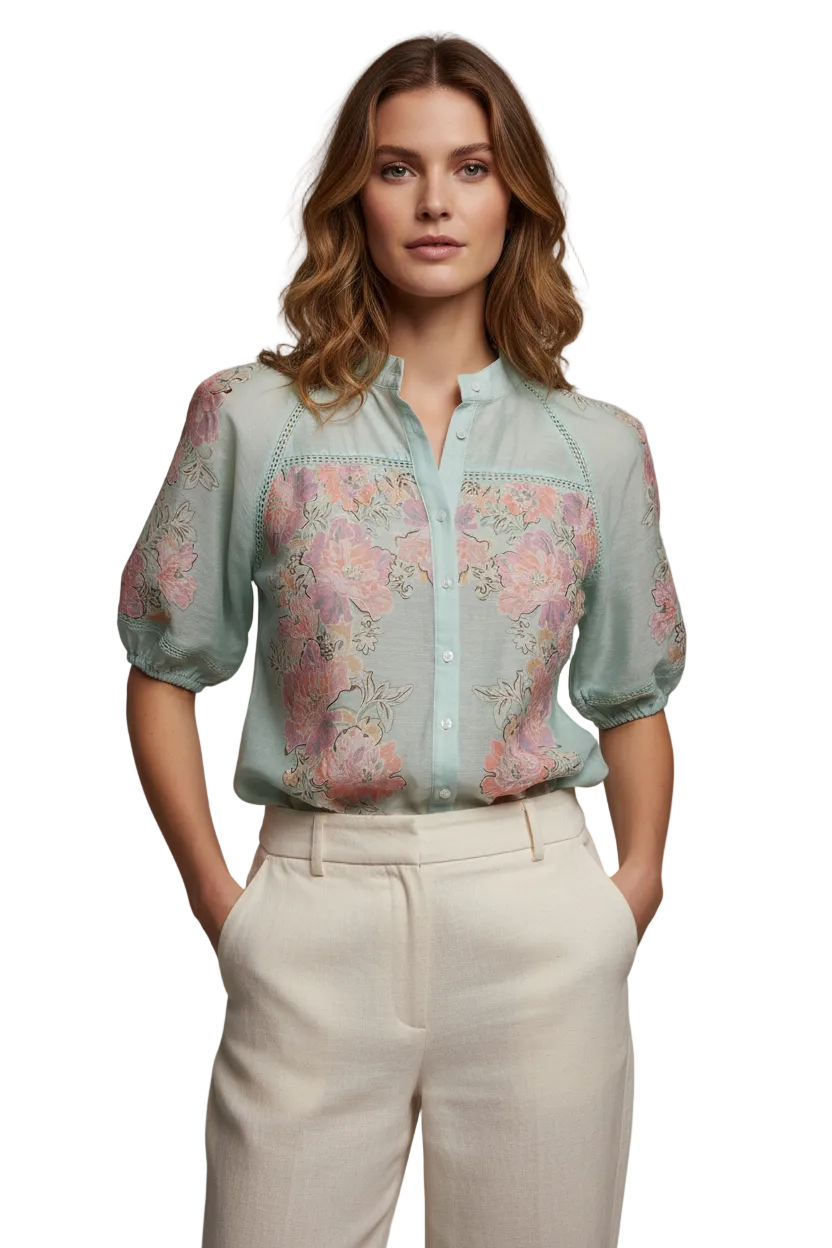 State of Play green Summer top, size 8