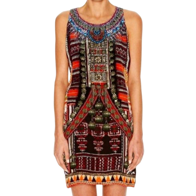 Camilla silk Summer dress, size 8