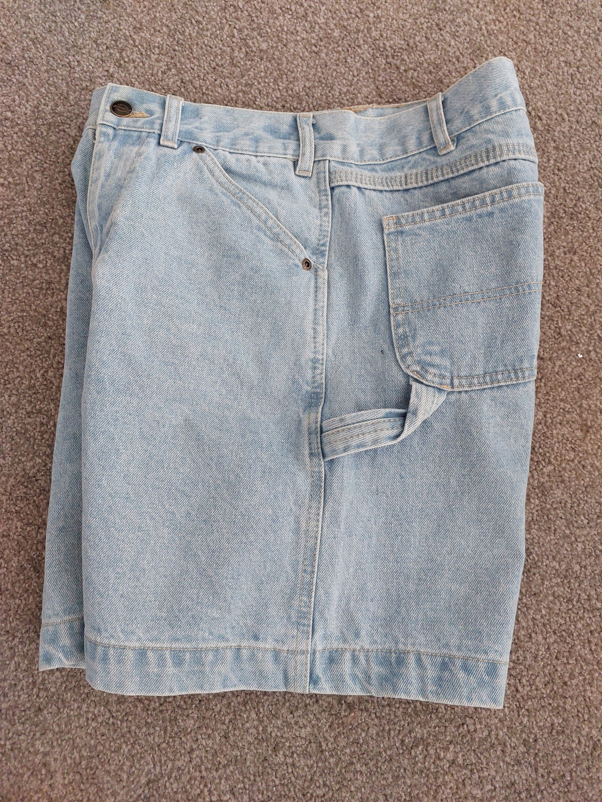 Dickies blue denim shorts, size 8