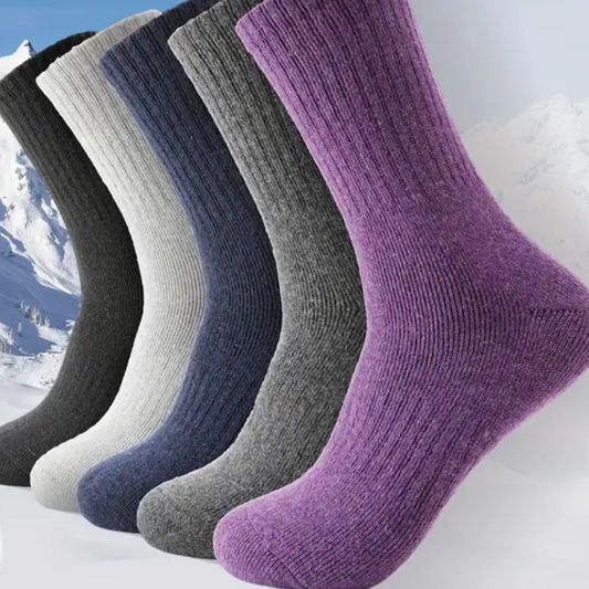 NEW 50% wool/30% cotton 15% polyester socks, several colours