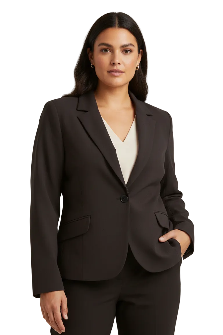 Deanne for World black blazer/ jacket, size 14-16