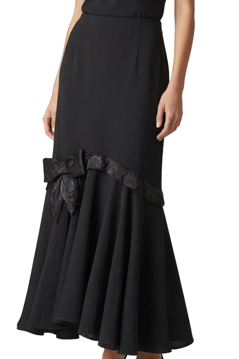 Annah S black midi skirt, size 12