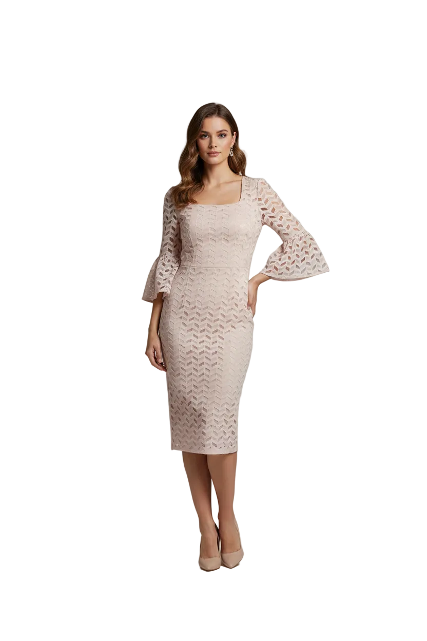 Romance beige formal dress, size 10