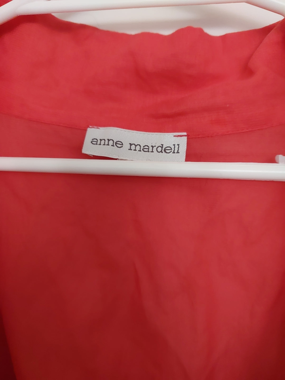 Anne Mardell melon layering coat, size 8/10