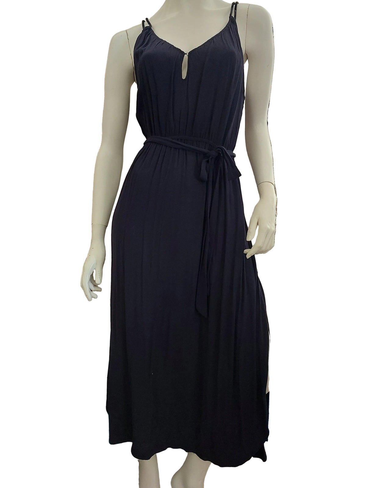 Witchery navy midi dress, size 8