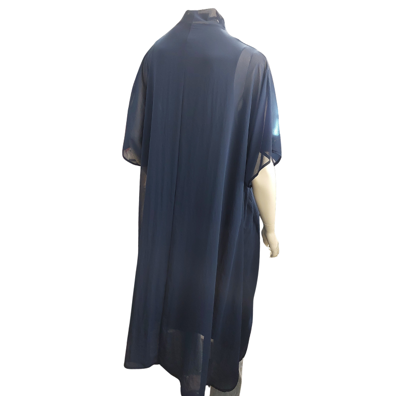 Tiffany Treloar navy blue layering top size L 14-16