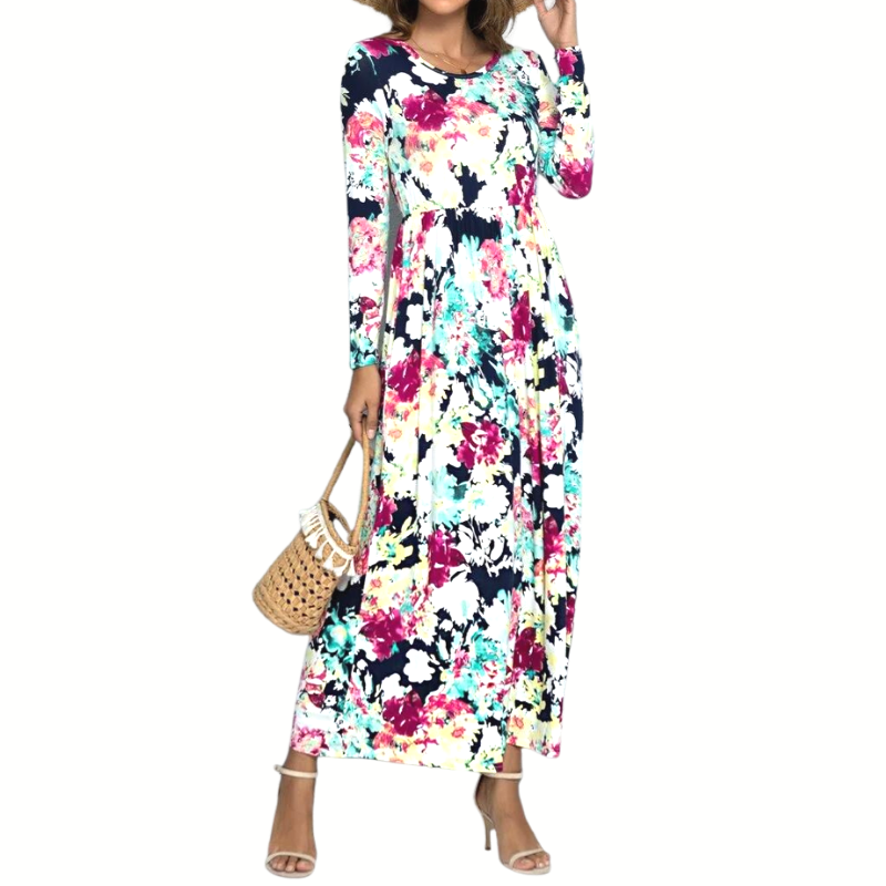 Floral maxi dress, size 10