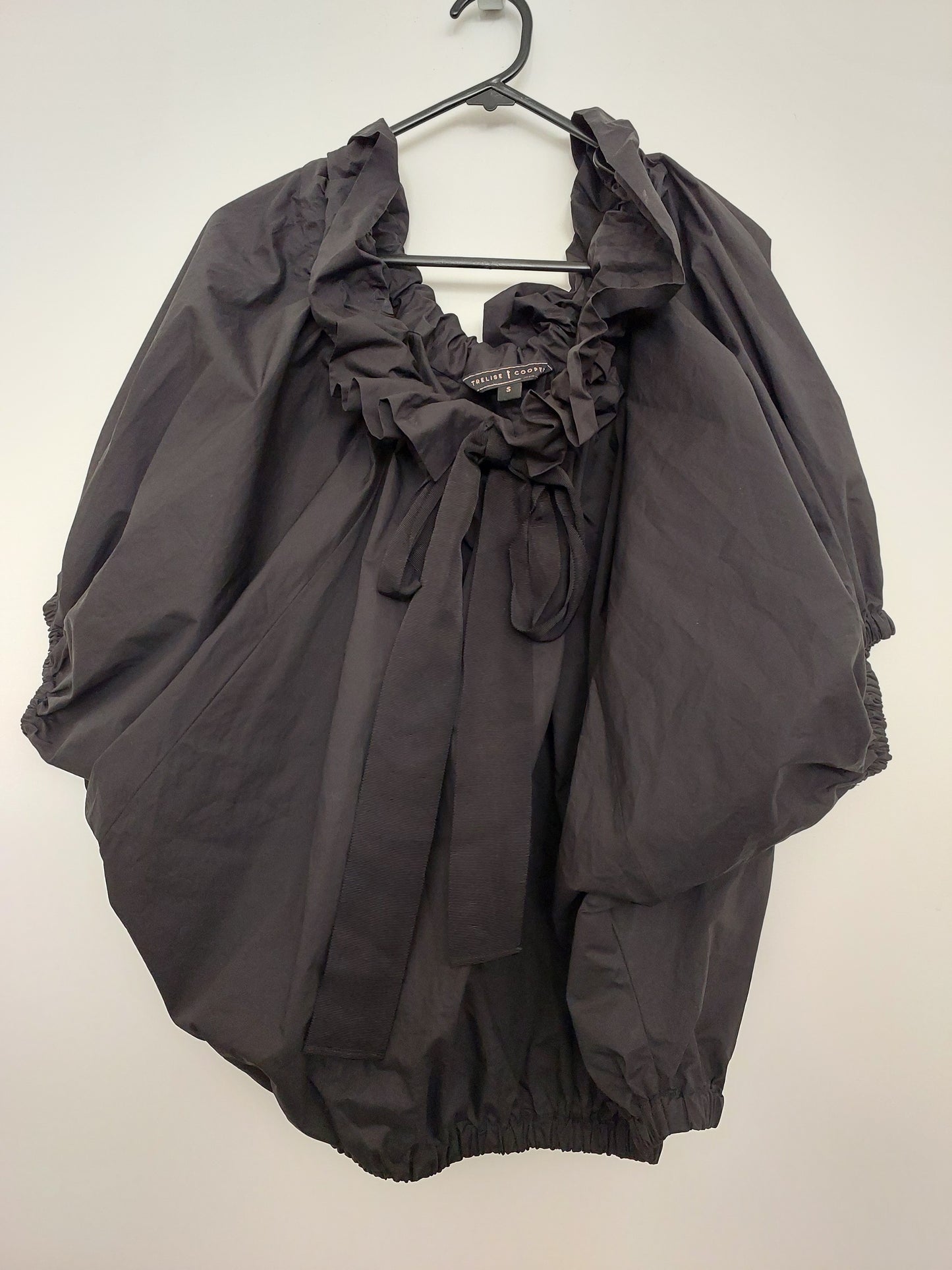 Trelise Cooper black Poplan Mad top, size 10