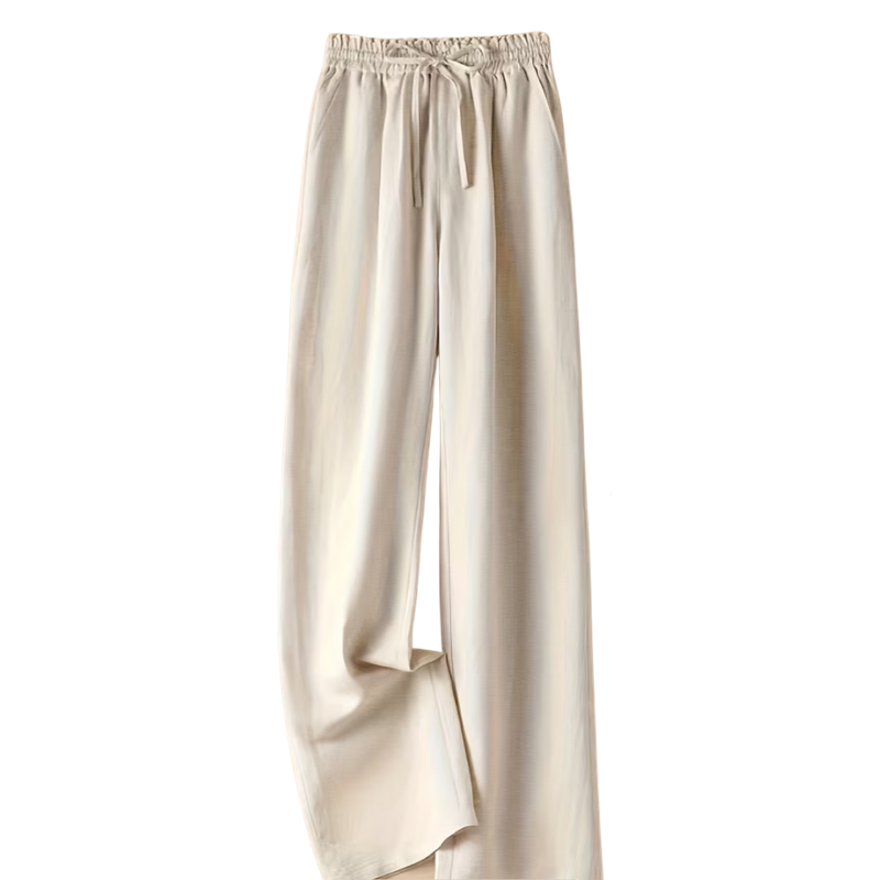 New blue viscose wide leg pants, size 8-14