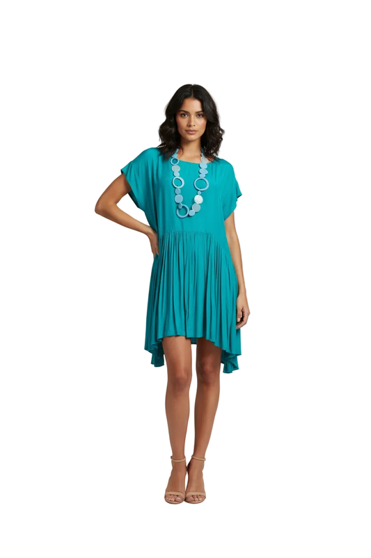 Sale-Moochi teal top/dress, size L 14-16