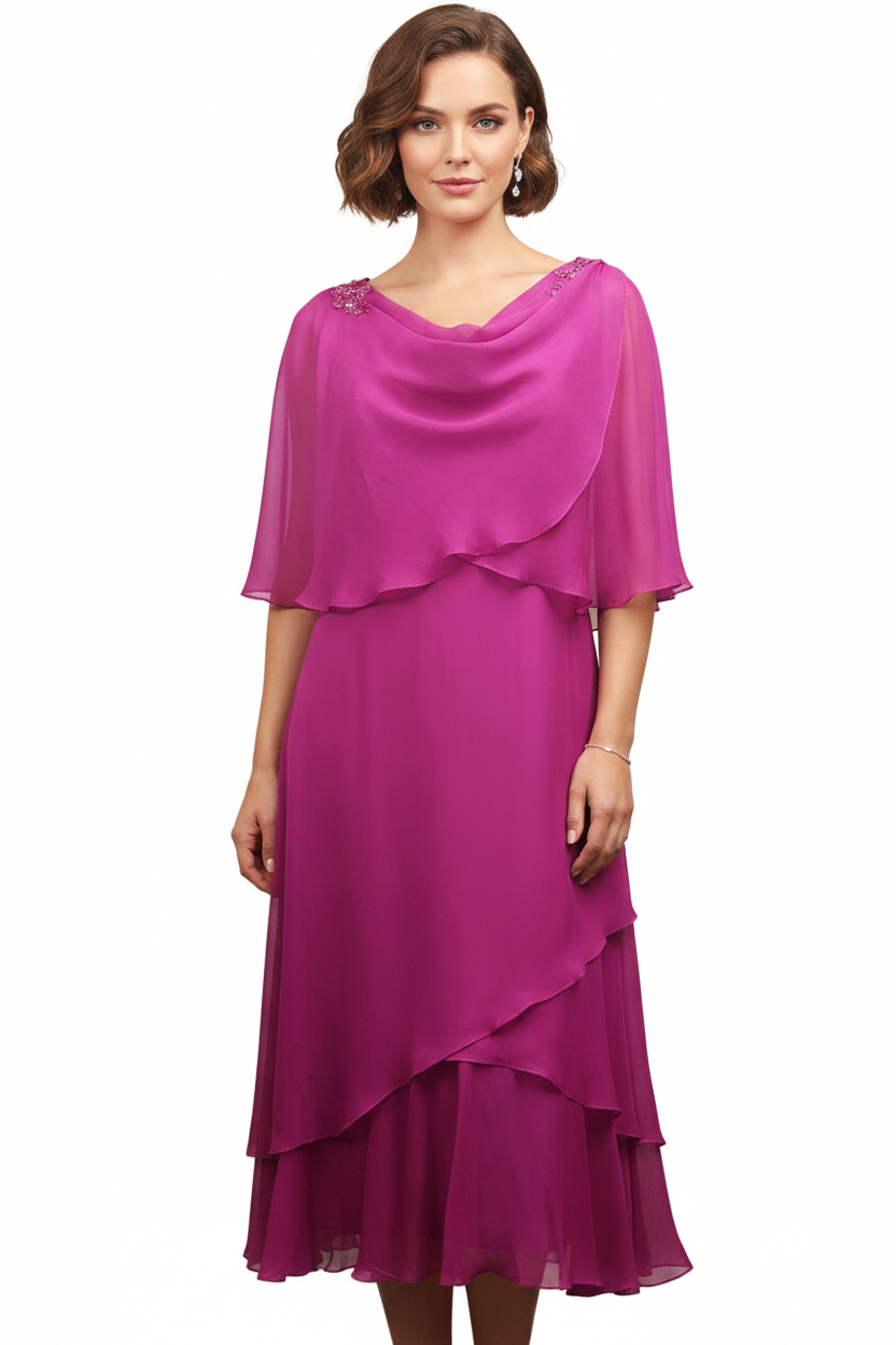 New Cerese chiffon dress, size 14