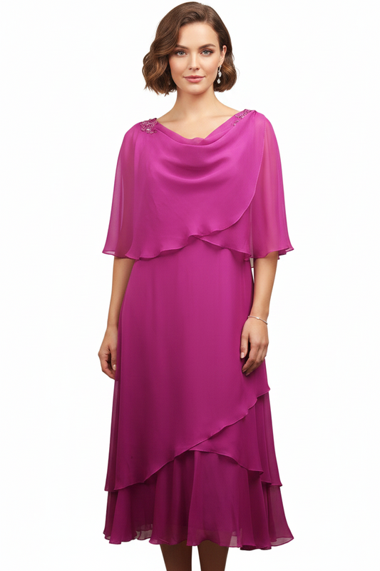 New Cerese chiffon dress, size 14