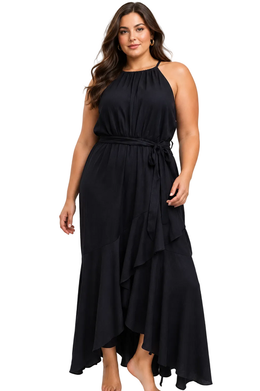 New navy maxi  formal dress, size 18