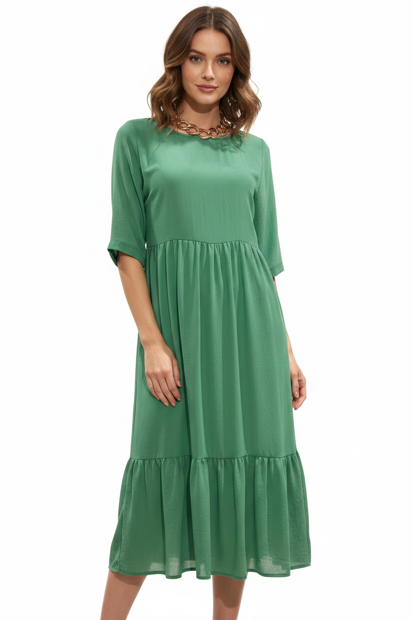Blank Space green dress, size 12-14