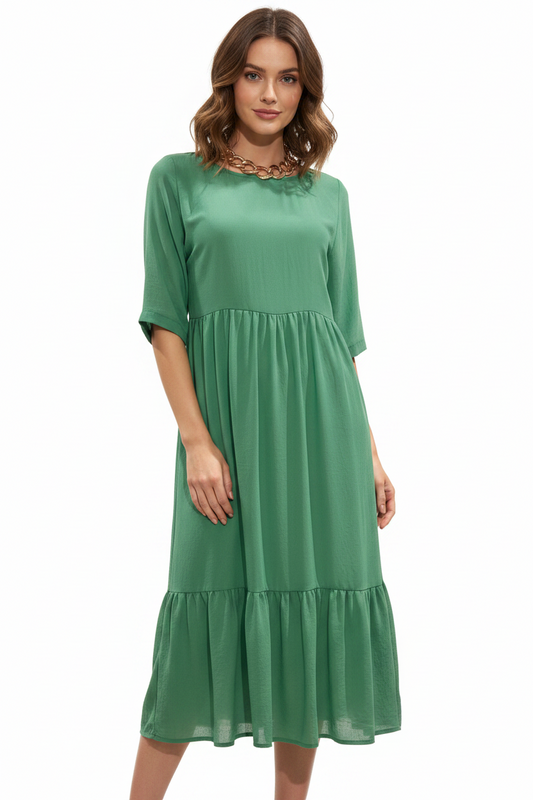 Blank Space green dress, size 12-14
