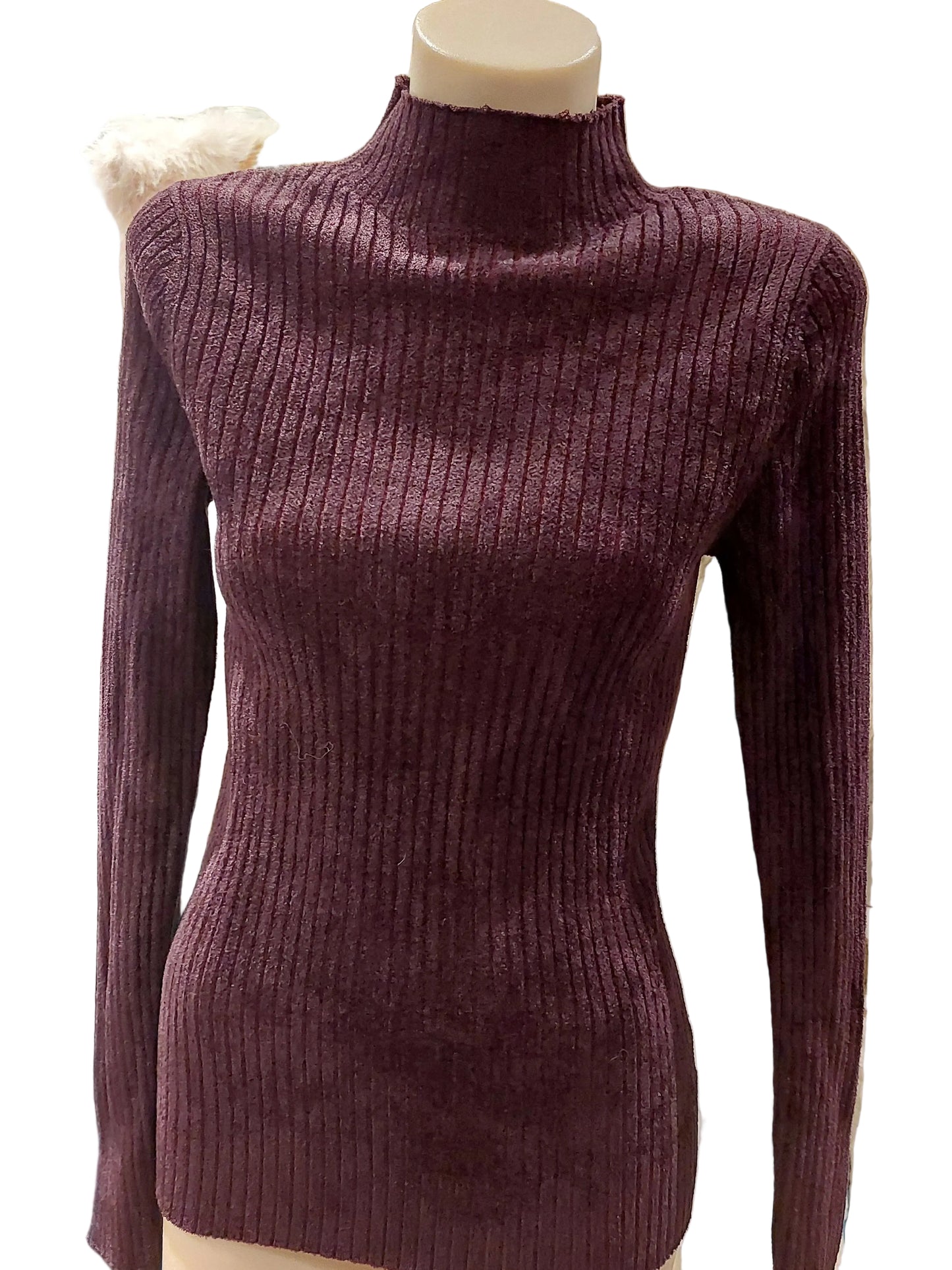 Cue burgundy top, size 8-10