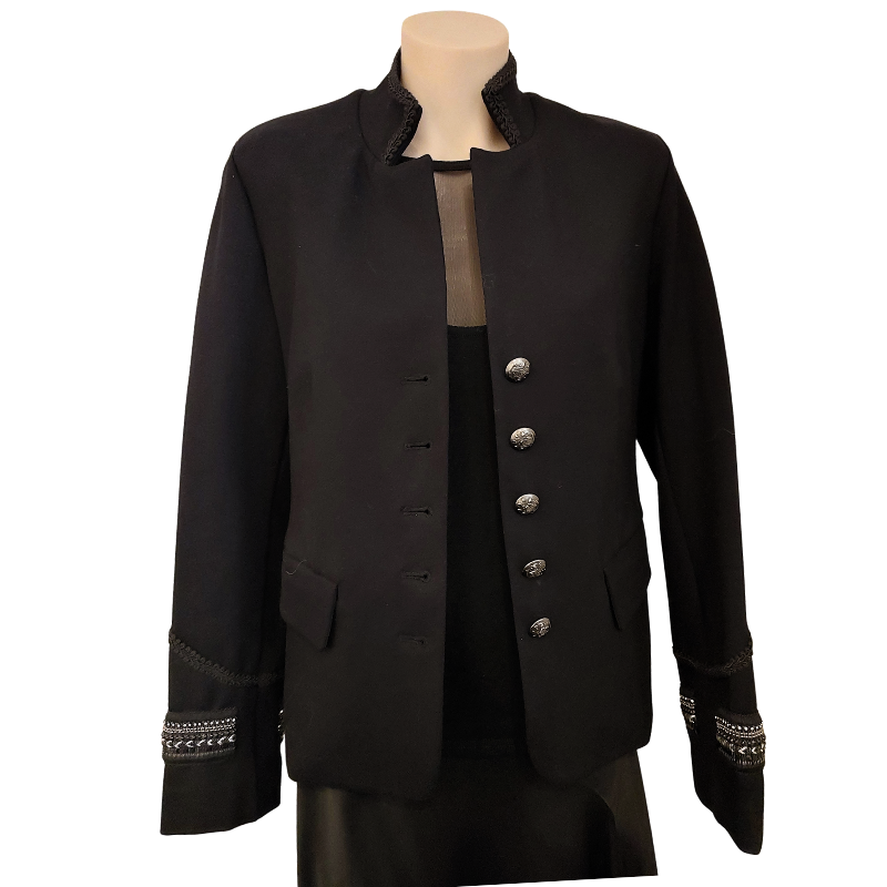 Lania The Label black jacket, size 8