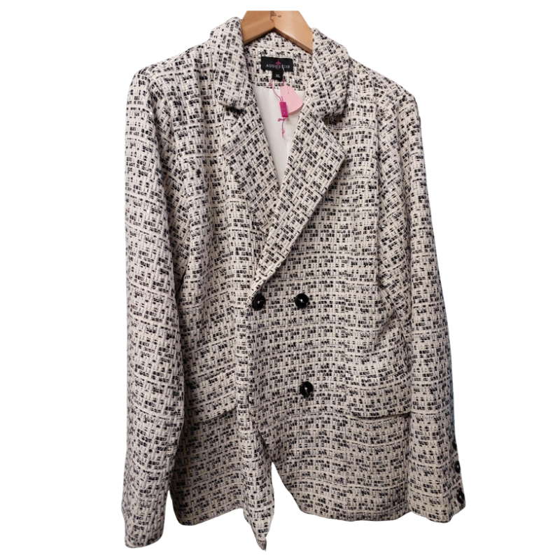 New Augustine tweed jacket , size L