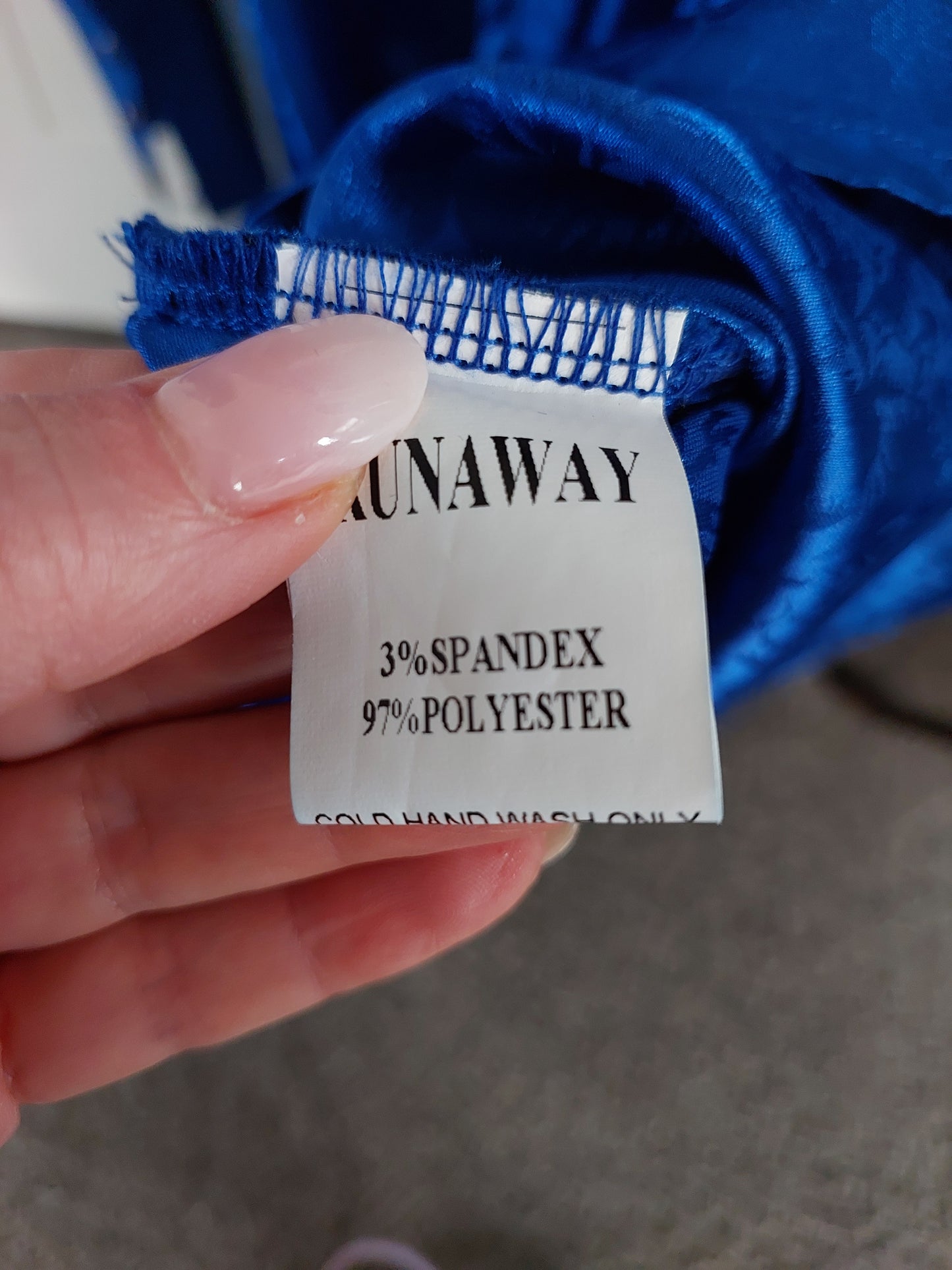 NEW-Runaway The Label Ruby blue mini shirt dress, size 8