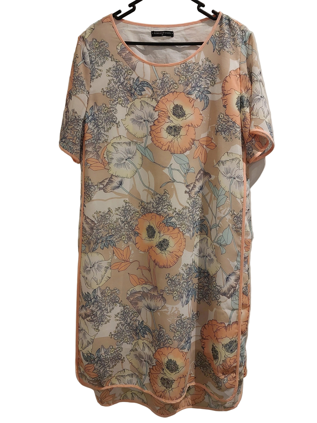 Ashley Fogal floral Summer dress, size 14