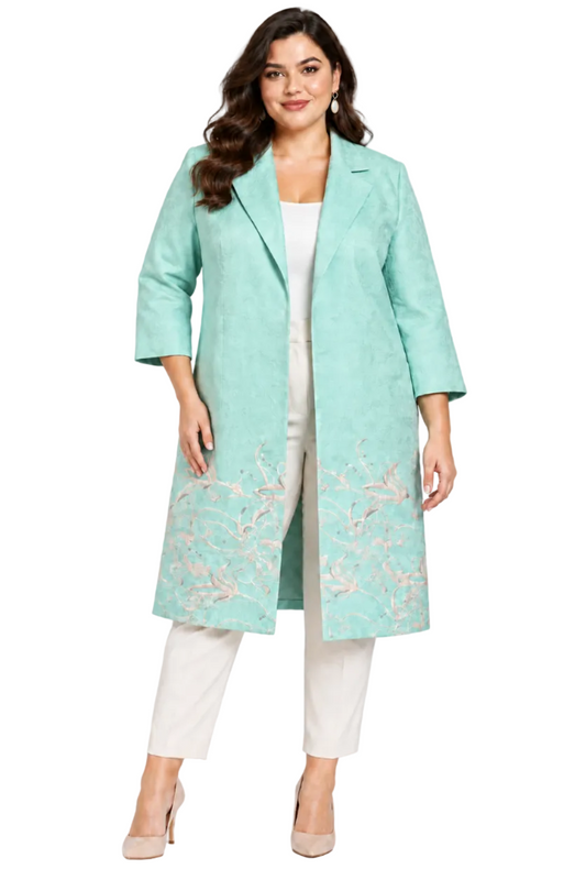 Lisabella longline occasion coat / duster jacket – Size 16