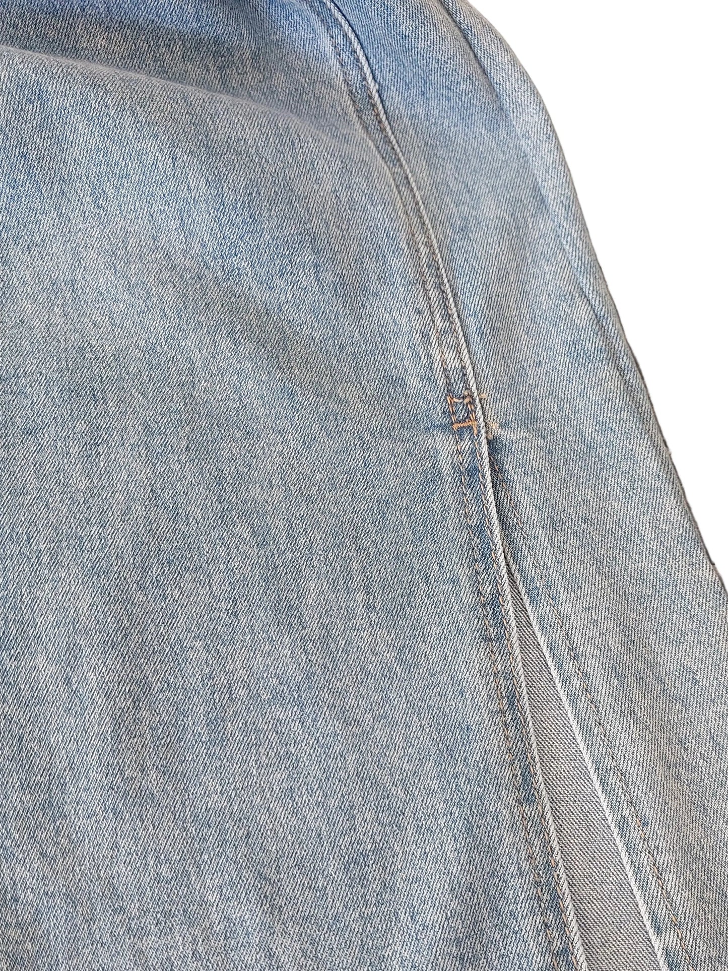 Max light blue stretch wide leg jeans, size 10