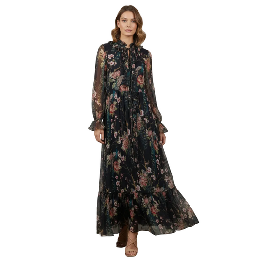 TRELISE COOPER CONQUERING GREAT PLEATS DRESS $749.00 SIZE 10-HIRE