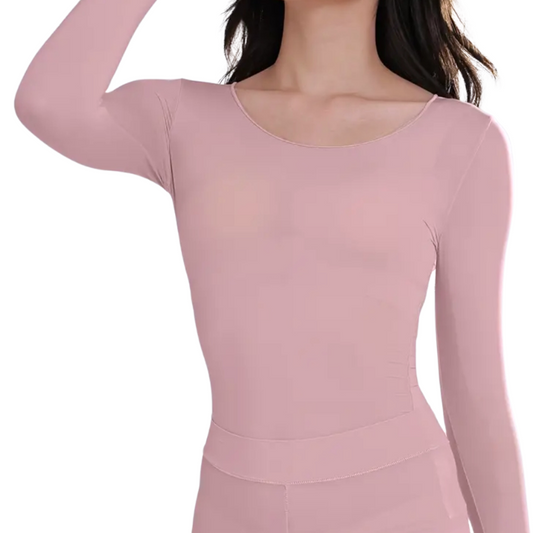 New pink thermal top, size 8-10-12-14