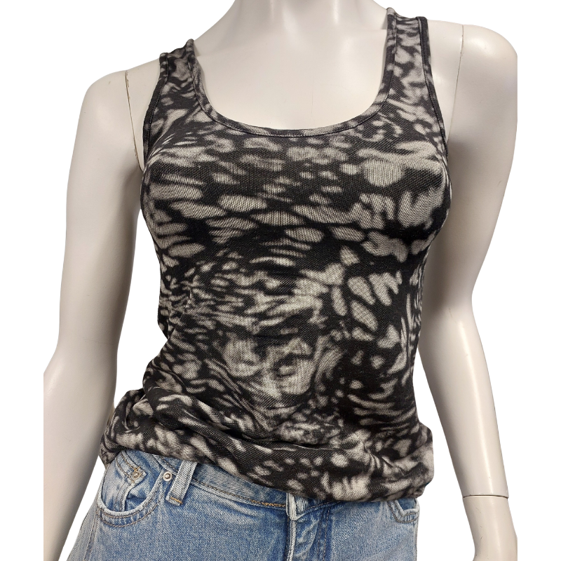 Doosh black & grey singlet top, size 10