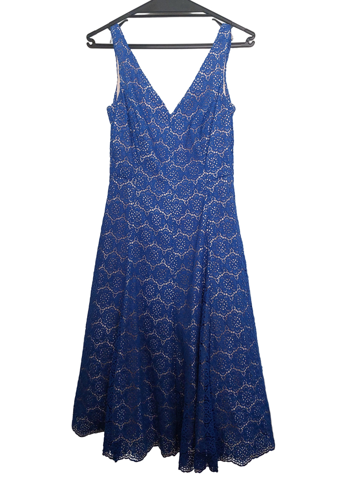 Coast blue lace midi formal/party dress, size 10