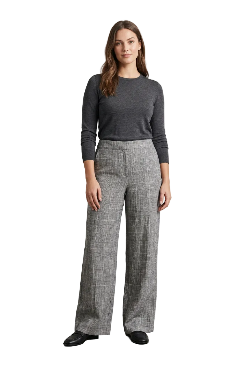 New Max grey wide leg pants, size 14, rrp $139