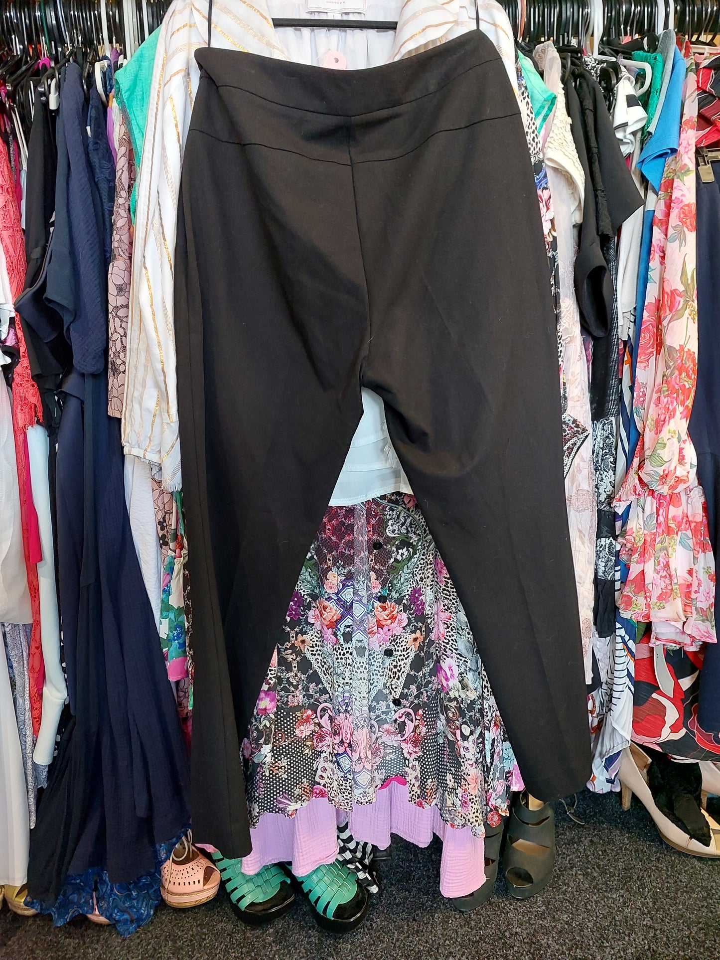 Cue black dress pants, size 12