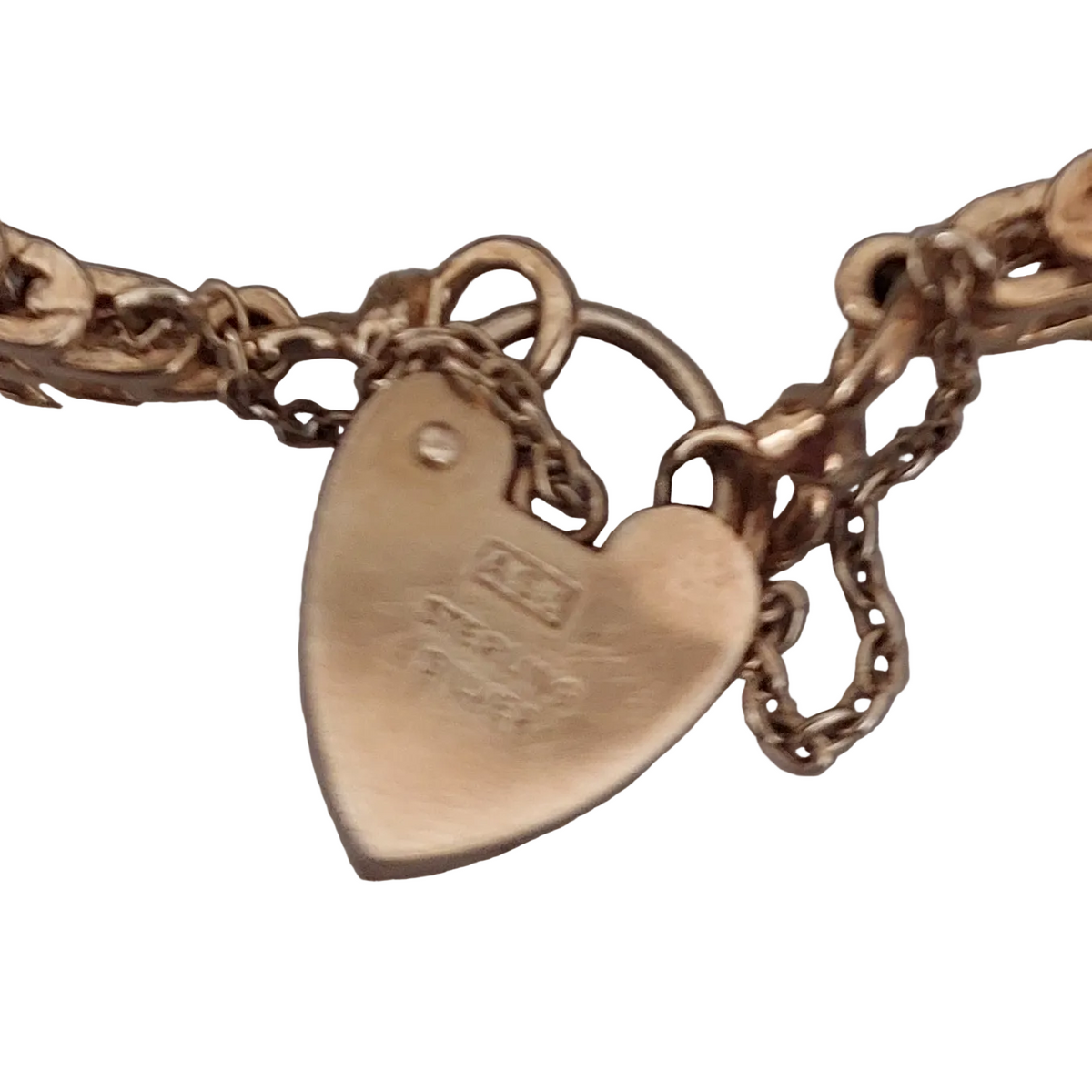 HIRE-Gold plated sterling silver gate bracelet