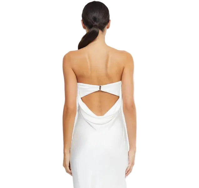 Bec + Bridge ivory Moon Dance Strapless dress, size 8