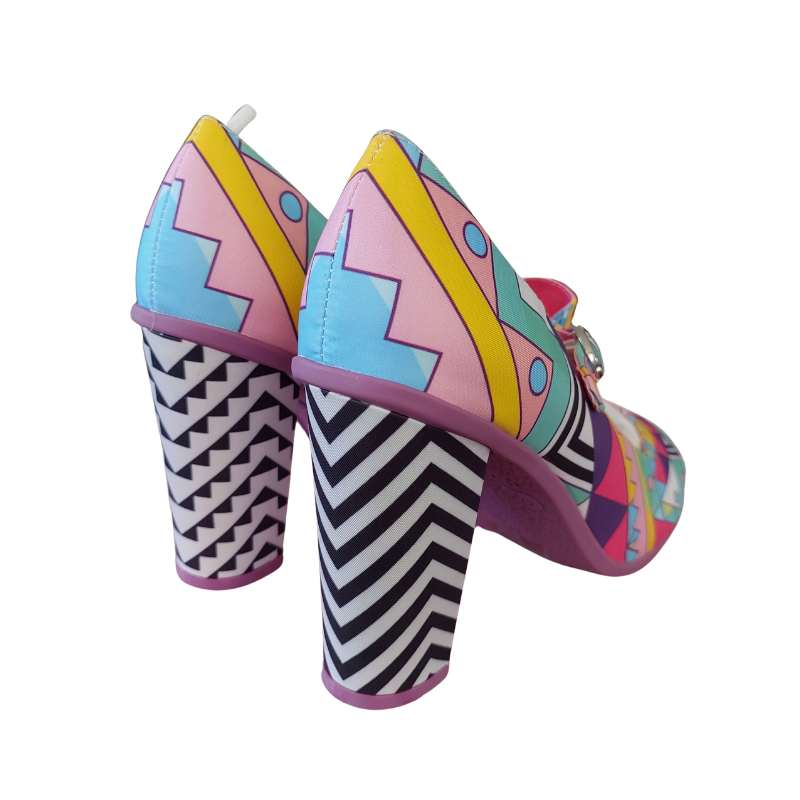 New Hot Chocolate Design  Chocolaticas Geometric Women's Mary Jane Pumps/ heels, size 38/7
