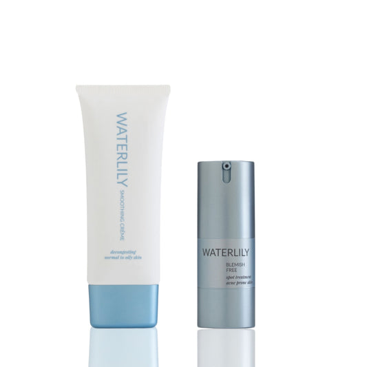 Waterlily Clear + Calm Duo | Blemish Free & Smoothing Crème