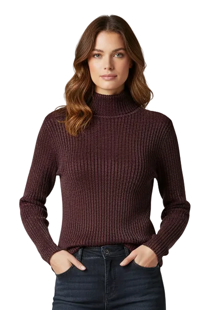 Cue burgundy top, size 8-10