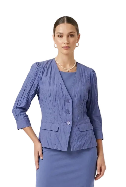 Annah S purple, pink heart formal jacket, size 10