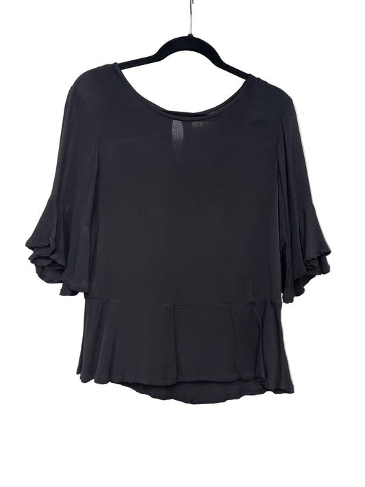 Andrea Moore black top, size 8/10