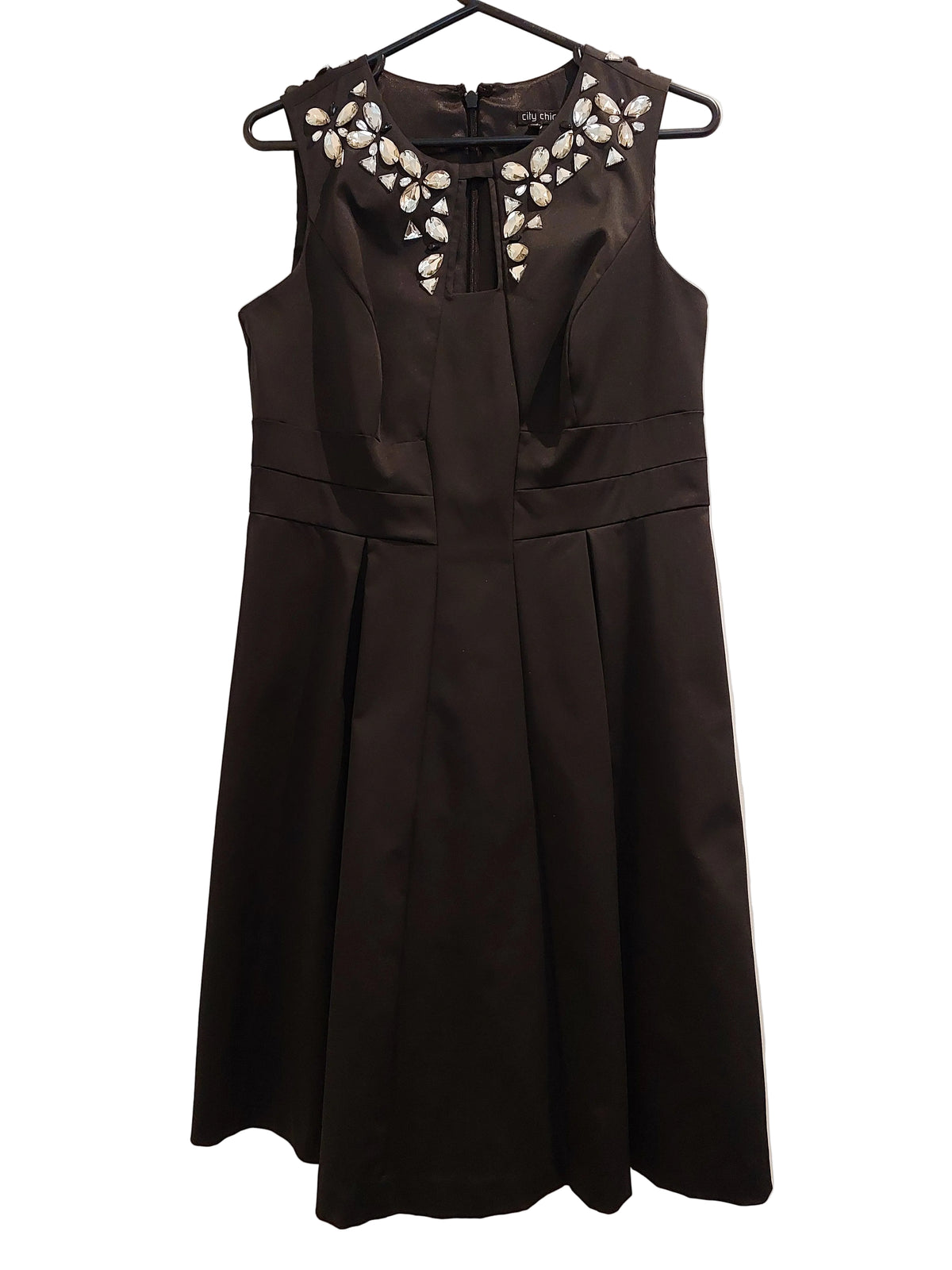 City Chic black bling cocktail dress, size XS, 14