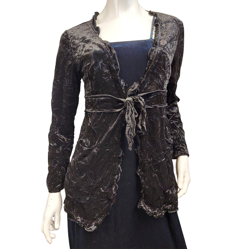 Emma Rose black velvet jacket, size 12