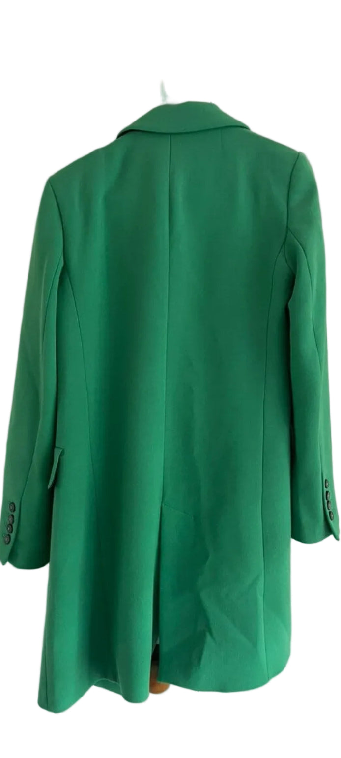 HIRE-Zara green coat, size 8