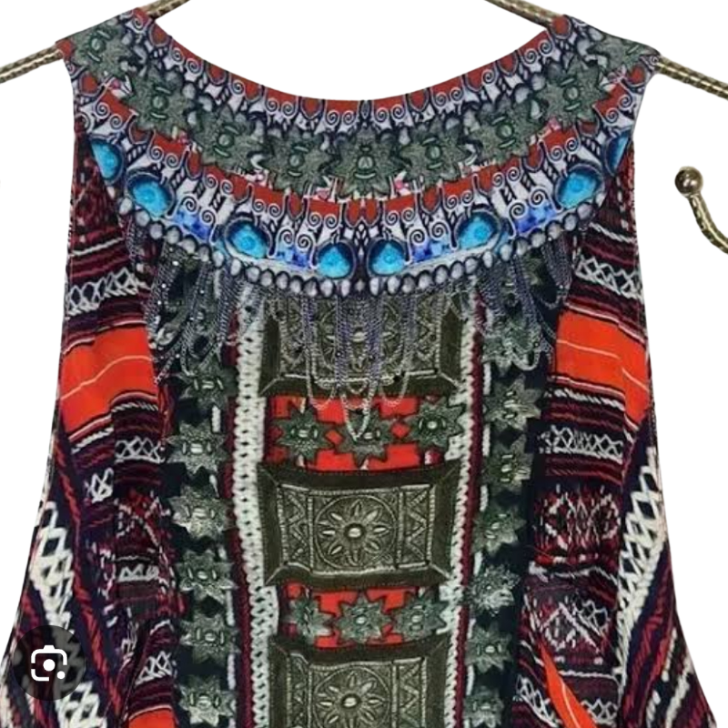 Camilla silk Summer dress, size 8