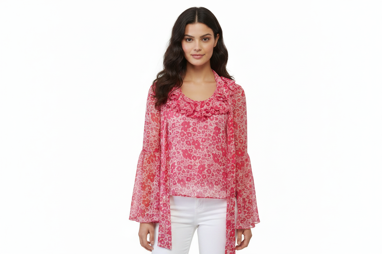 COOP I pink I Love You top, size S/10