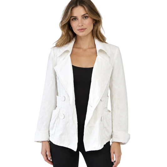 Veronica Maine white jacket, size 10