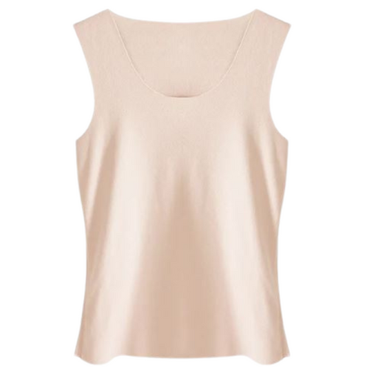 NEW nude seamless singlet top, size 10 ,12