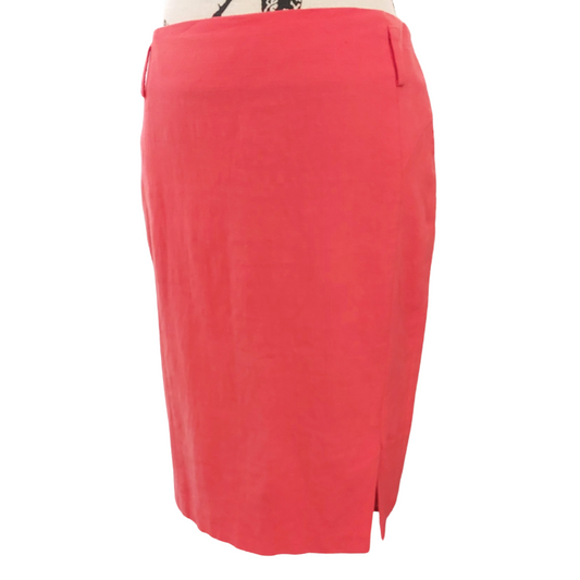 Gerry Weber melon linen skirt, size 10