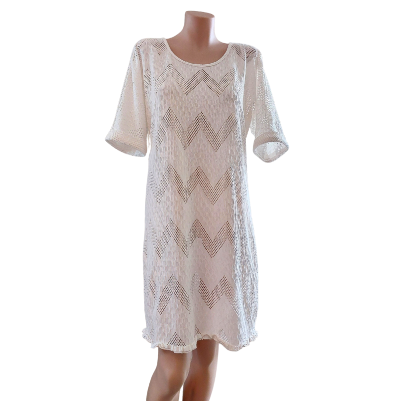 Charlo ivory white Summer dress,  size 8