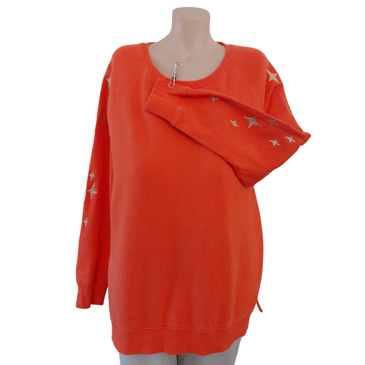 ELM orange sweatshirt, size 10